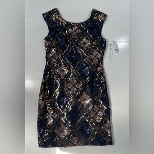 Nicole Miller Sequined Dress NWT SZ 8